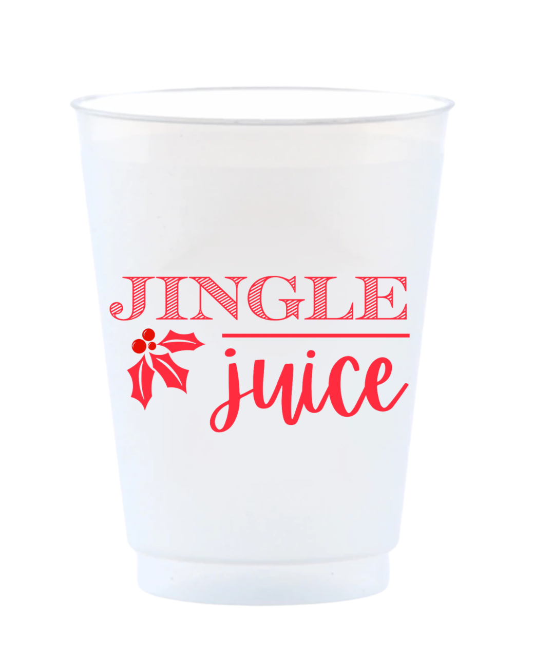 Jingle Juice Reusable Frost Flex Cups
