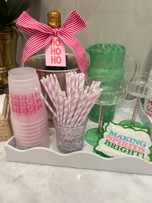 White Lacquered Tray RENTAL