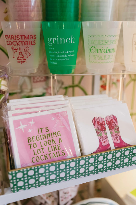 Holiday Boots Paper Party Napkins