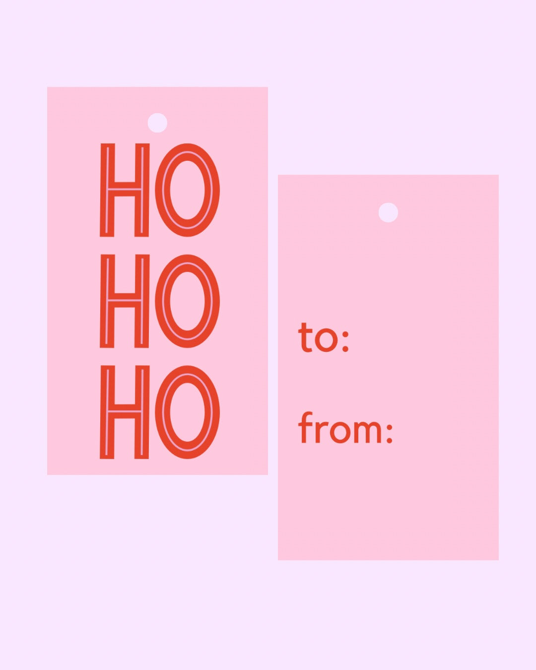 Ho Ho Ho Gift Tags