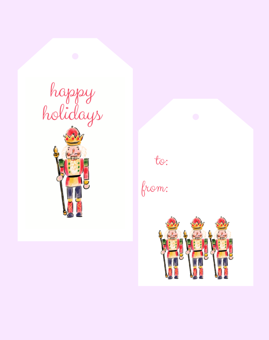 Nutcracker Gift Tags
