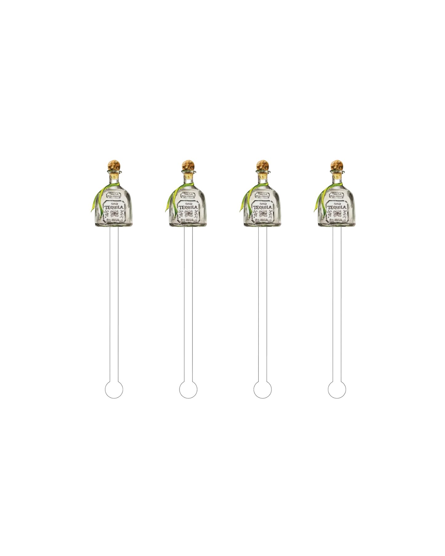 Patron Tequila Acrylic Stir Sticks