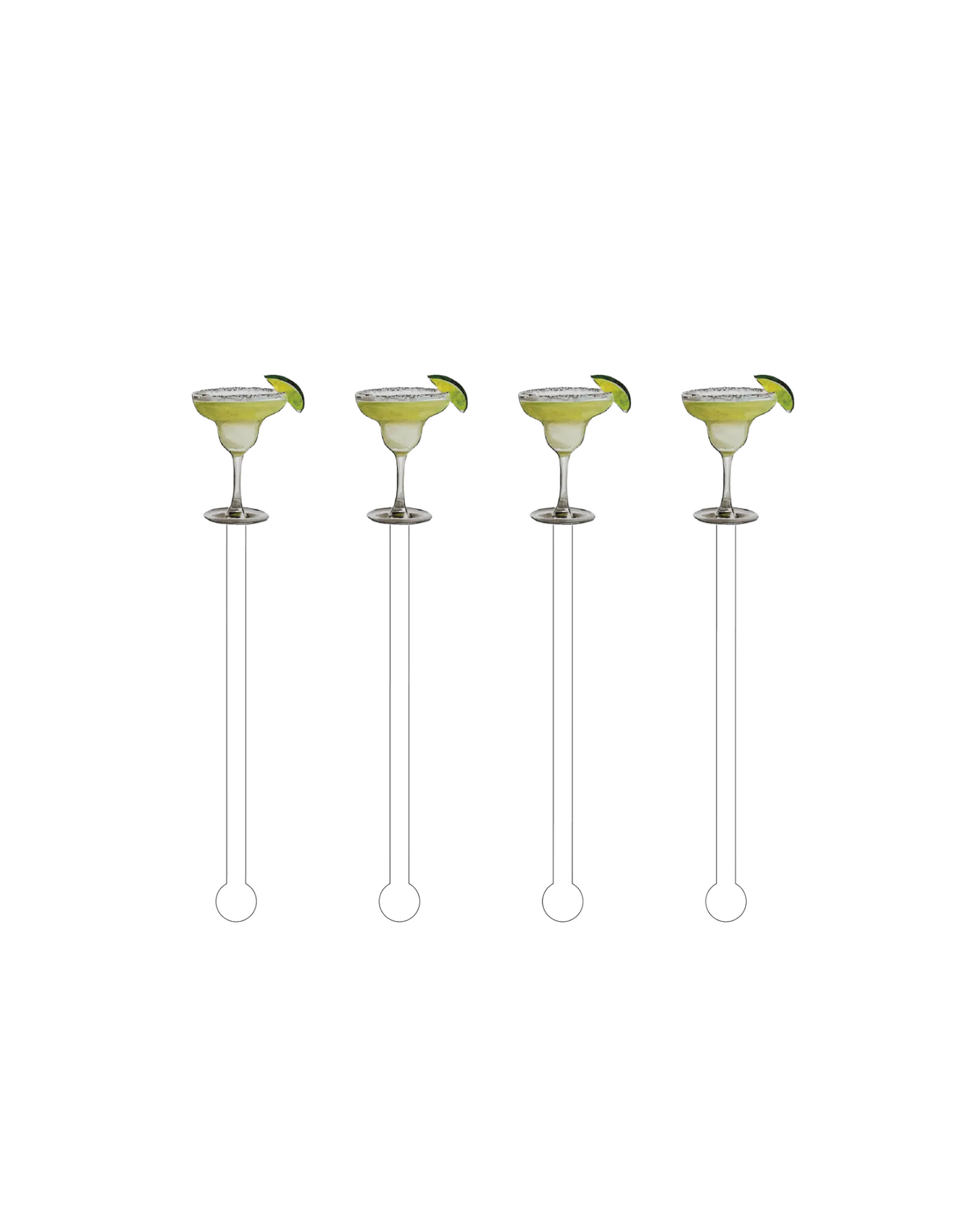 Margarita Acrylic Stir Sticks