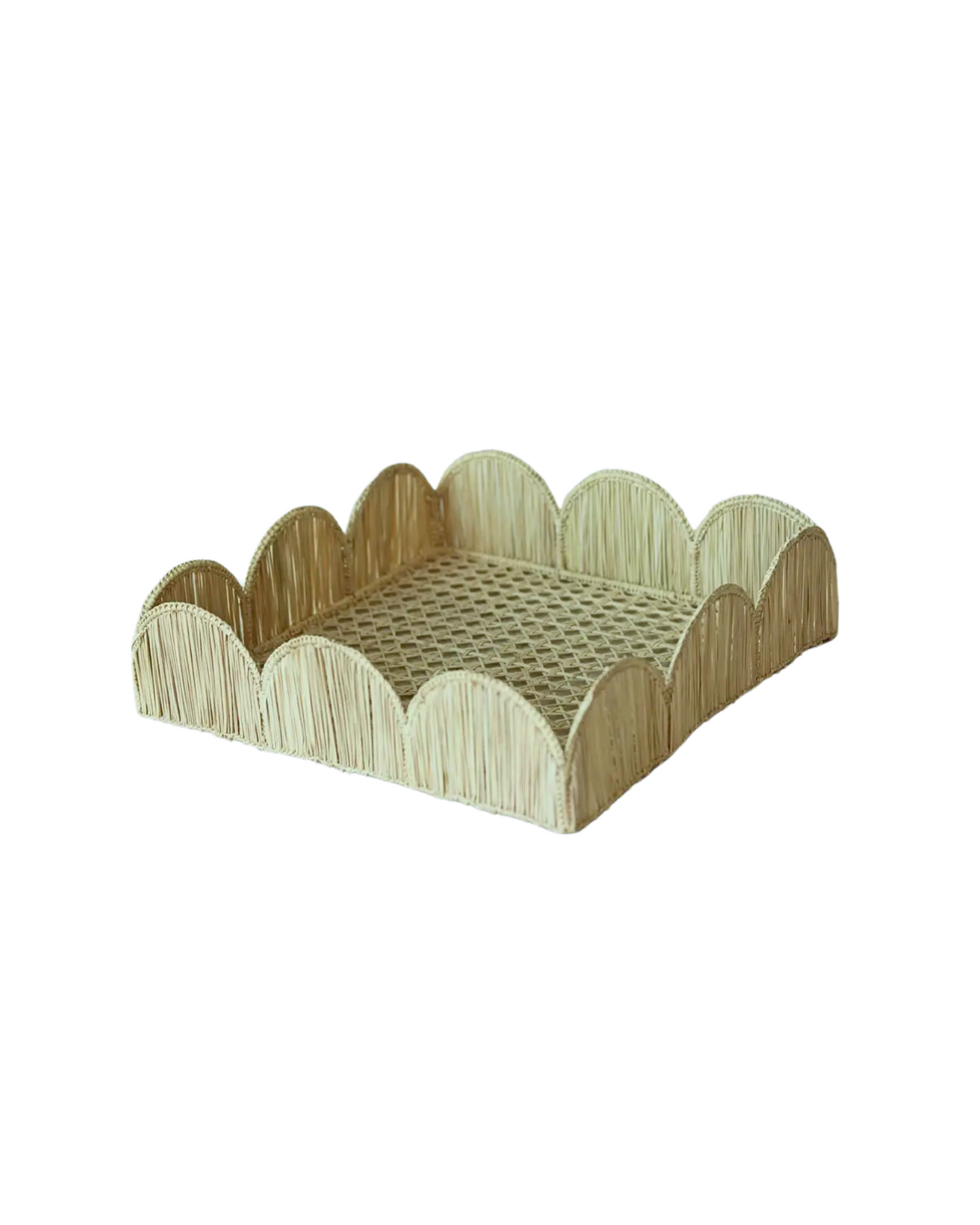 Scallop Square Tray