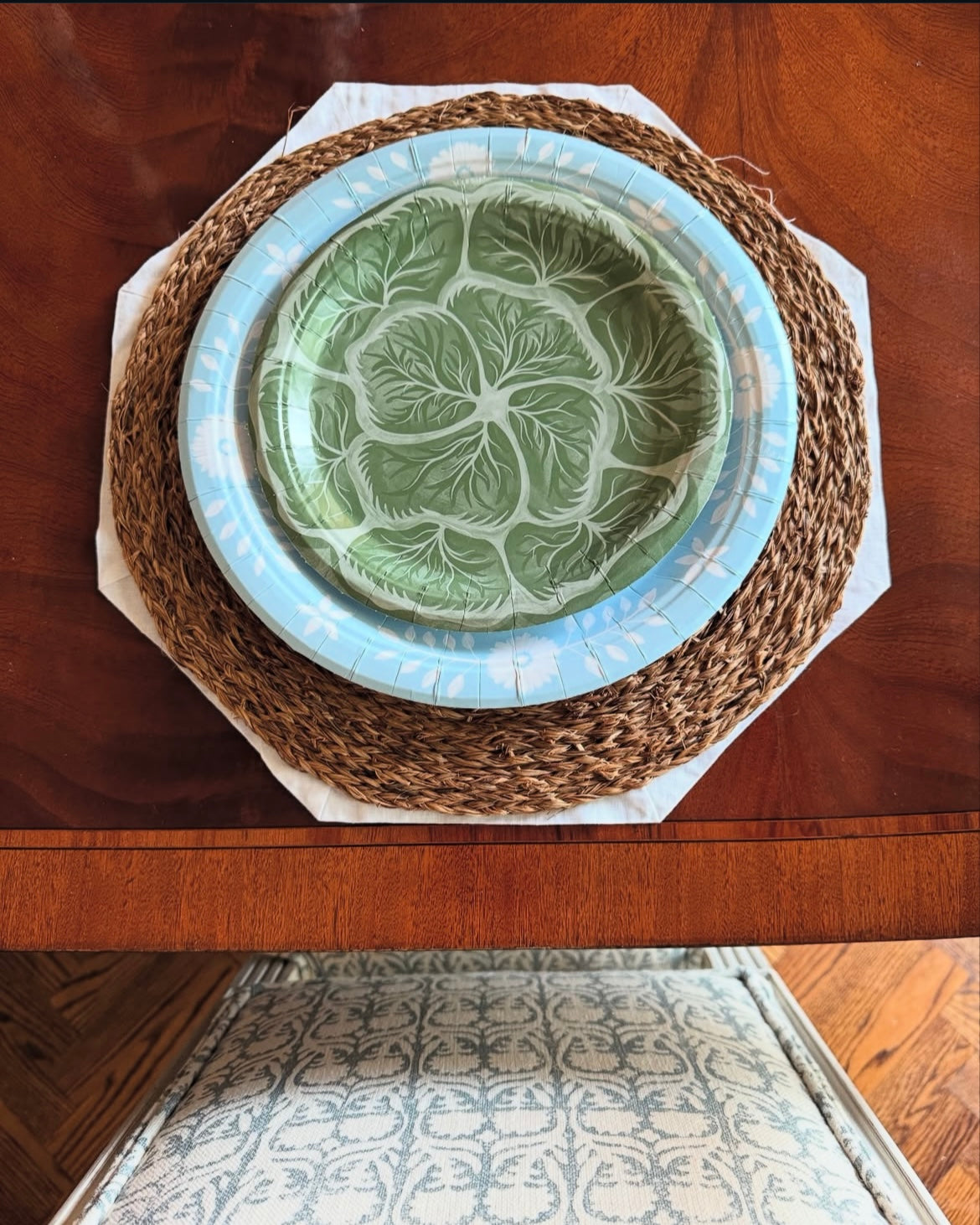 Cabbage Salad & Dessert Paper Plates