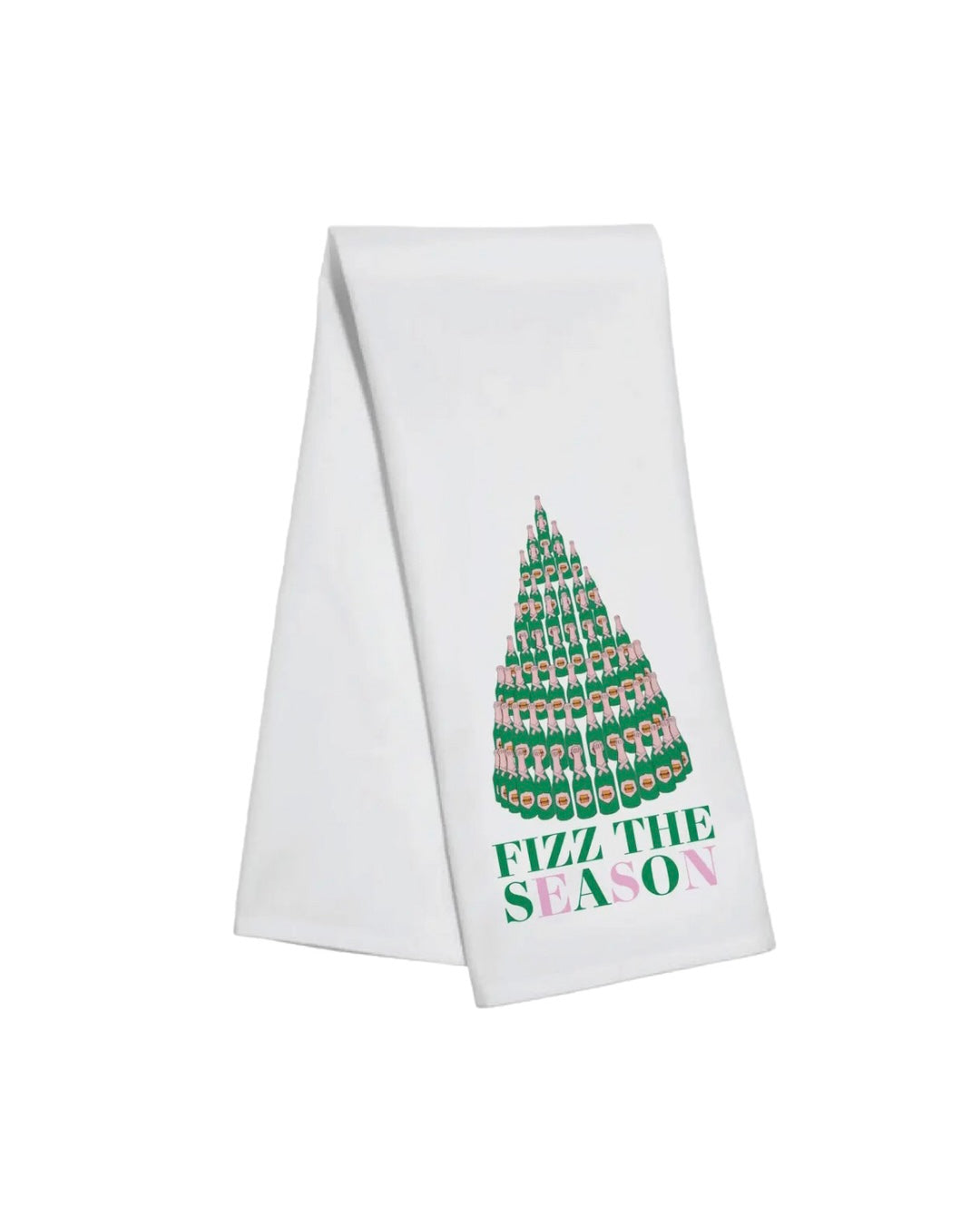 Fizz The Season Tea Towel