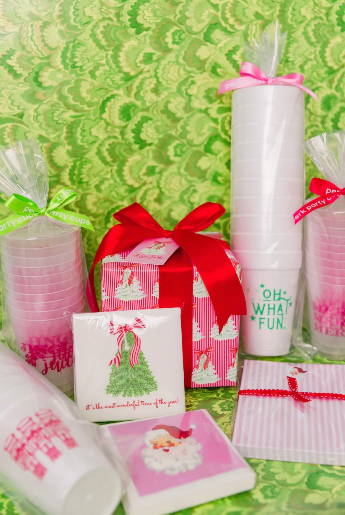 Christmas Tree Bow Paper Party Napkins