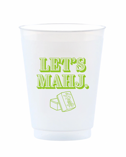 Let’s Mahj Reusable Frost Flex Cups