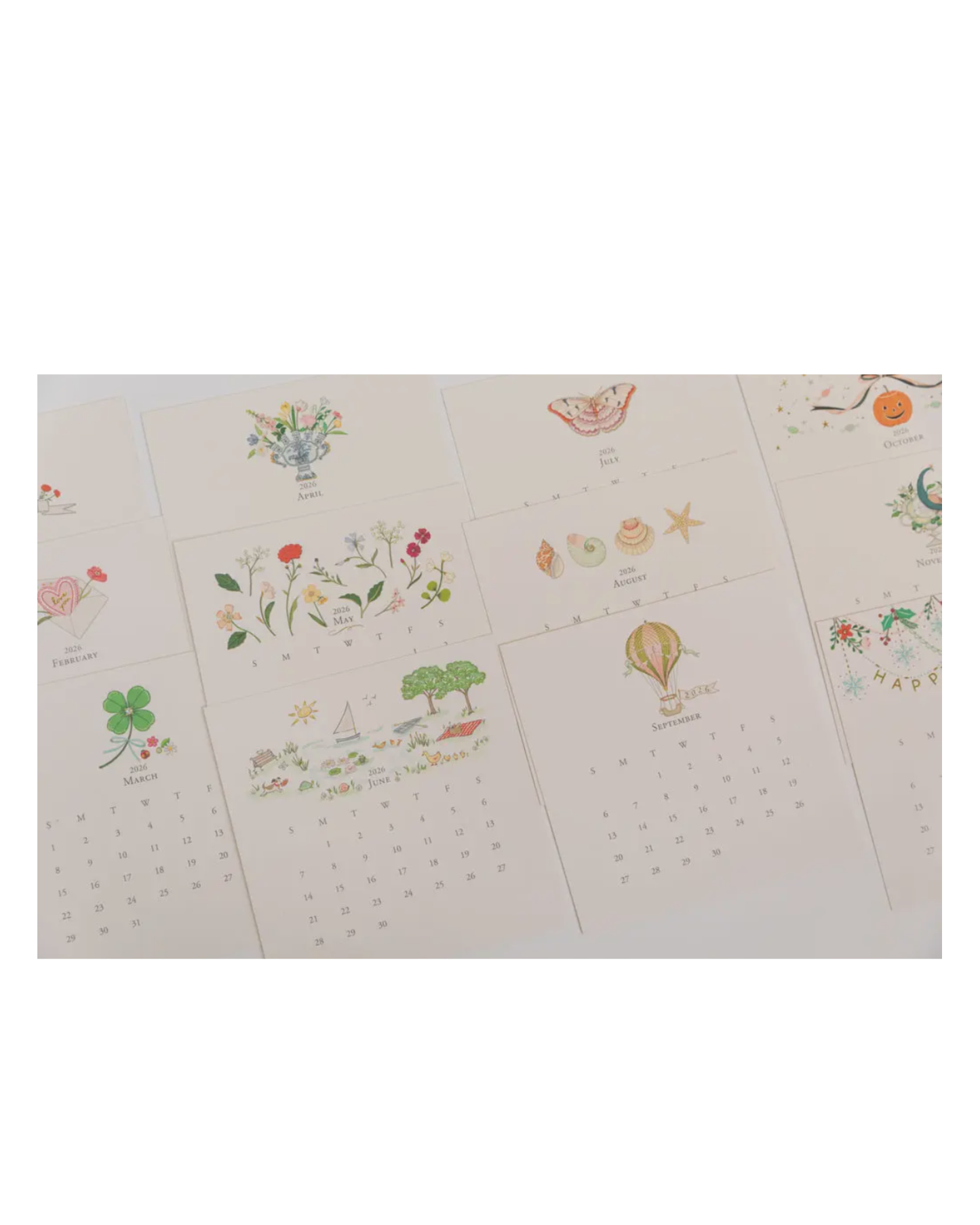 2026 Desk Calendar + Easel