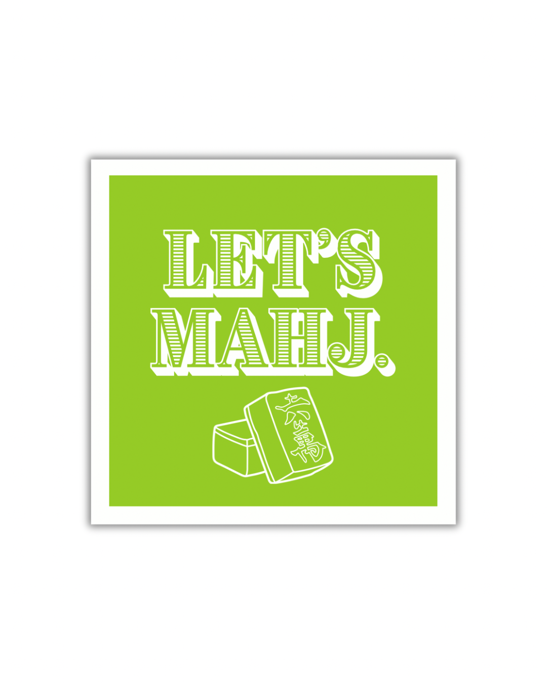 Let’s Mahj Paper Party Napkins
