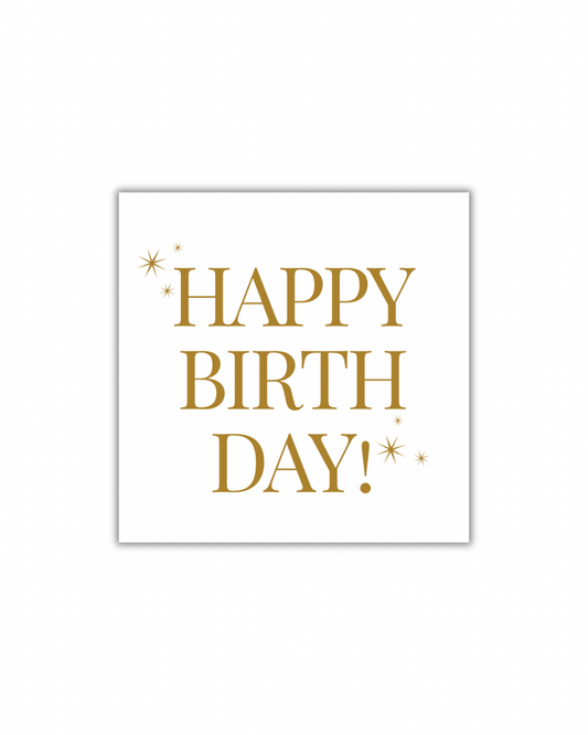 Happy Birthday Paper Party Napkins