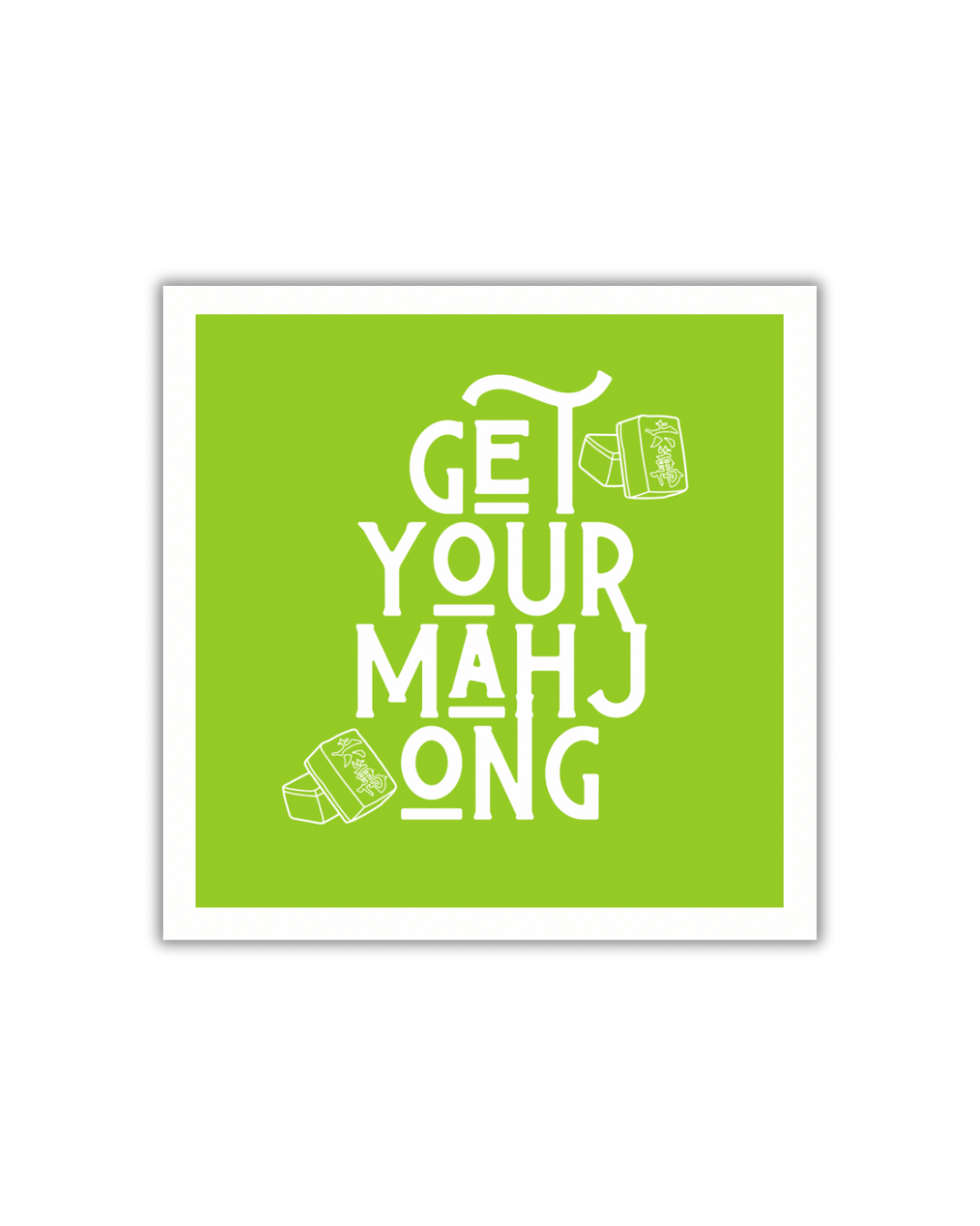 Get Your Mahjong Paper Party Napkins
