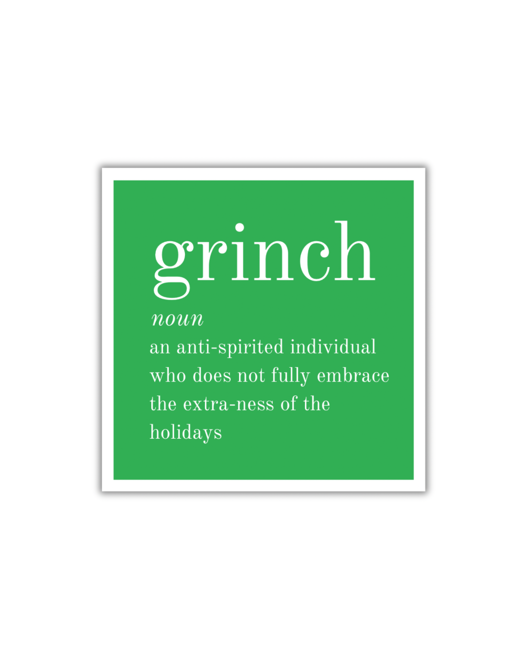 Grinch Paper Party Napkins