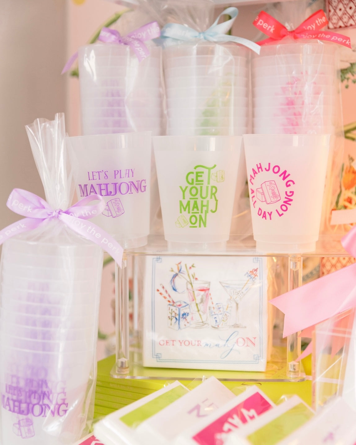 Get Your Mahjong Reusable Frost Flex Cups