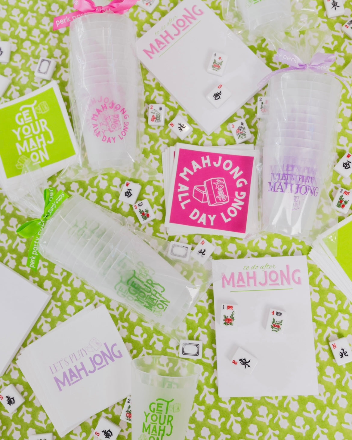 Mahjong All Day Long Paper Cocktail Napkins