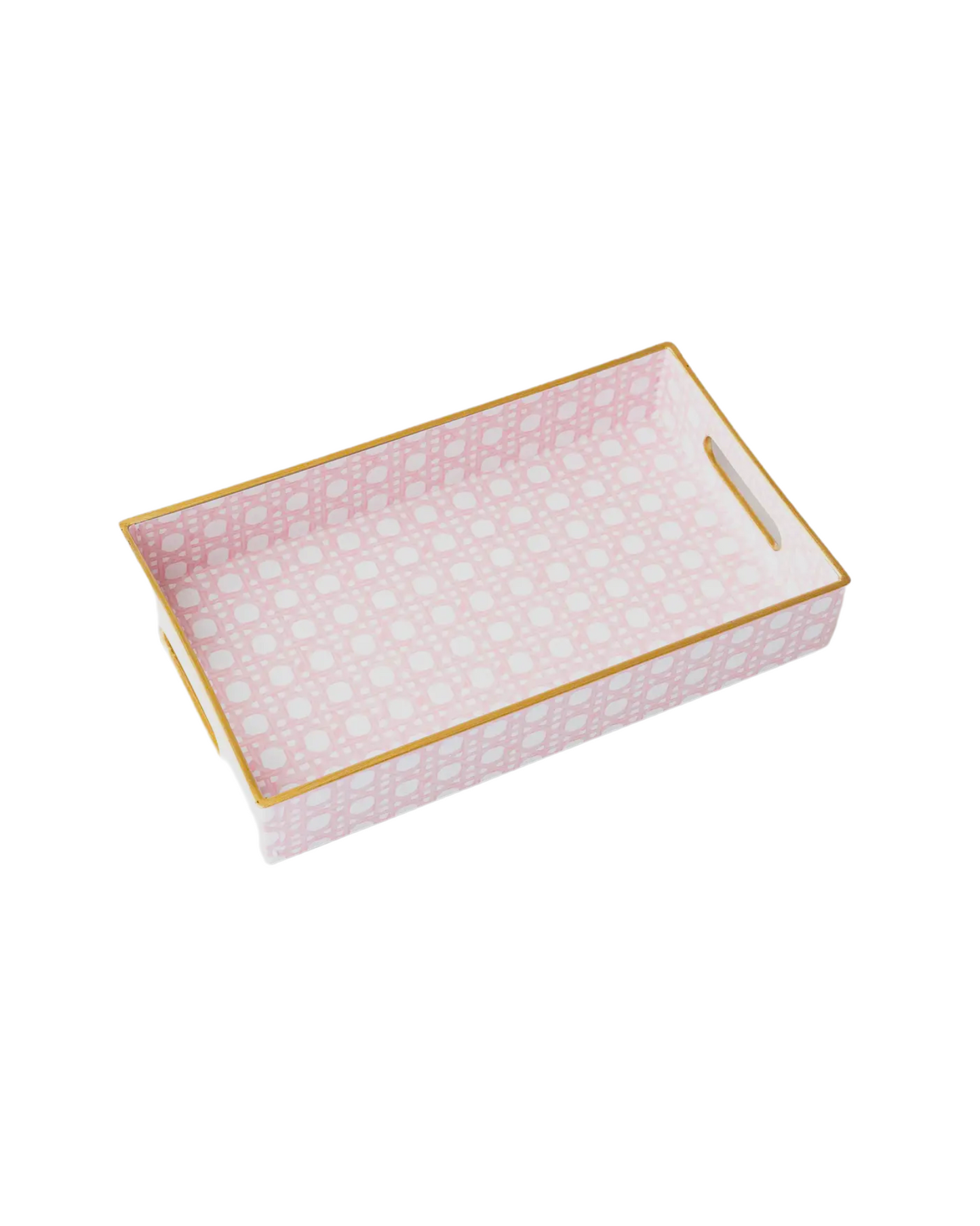 Small Pink Cane Tray