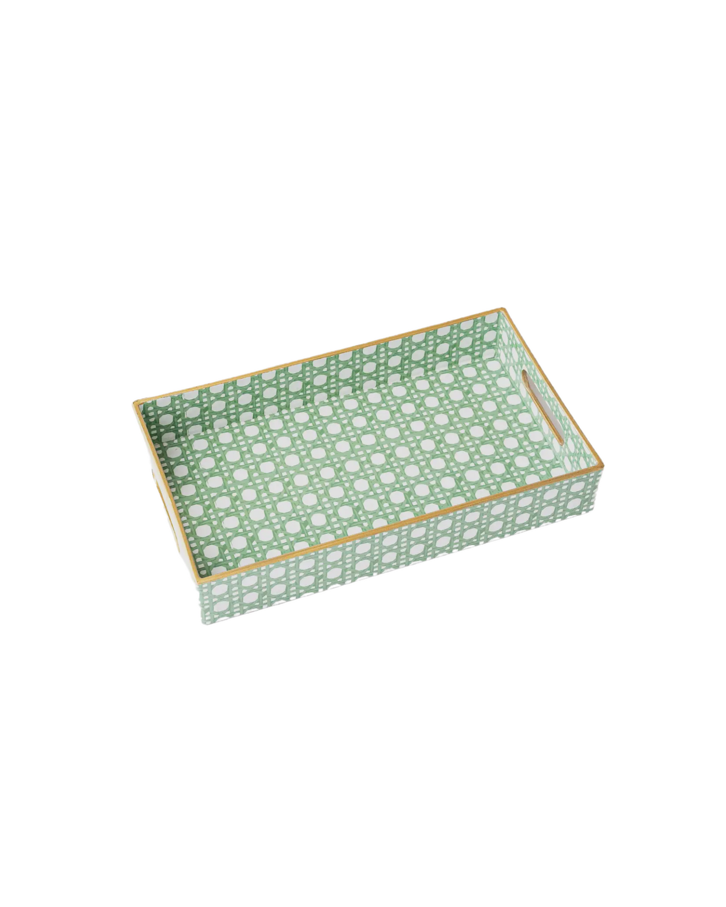 Small Green Cane Tray