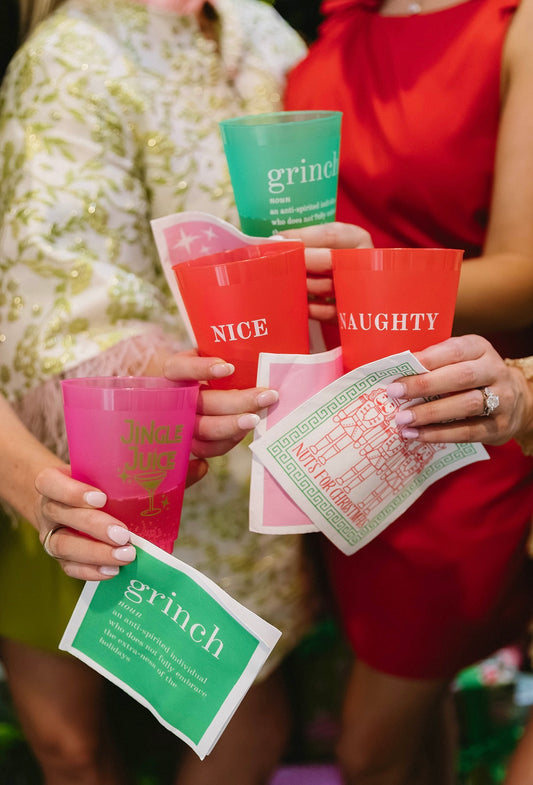 Naughty and Nice Reusable Frost Flex Cups