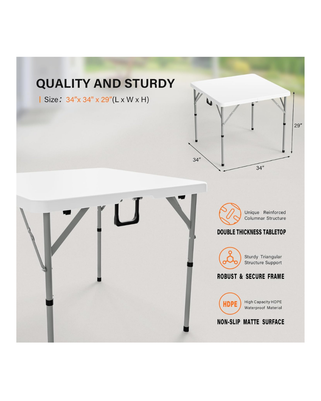 Square Game Tables RENTAL