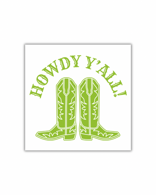 Howdy Y'all Paper Party Napkins