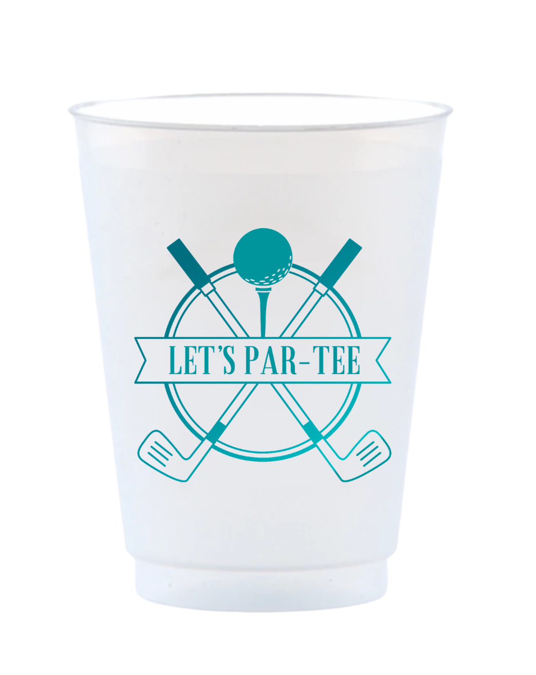 Let's Par-Tee Golf Reusable Frost Flex Cups