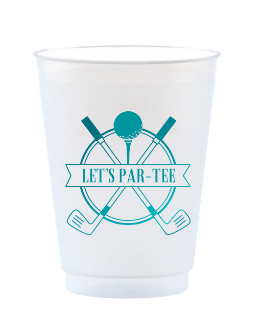 Let's Par-Tee Golf Reusable Frost Flex Cups