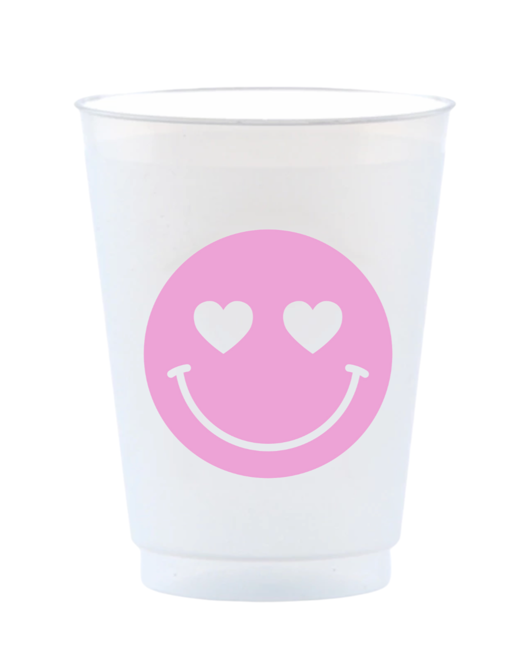 Heart Eyes Reusable Frost Flex Cups