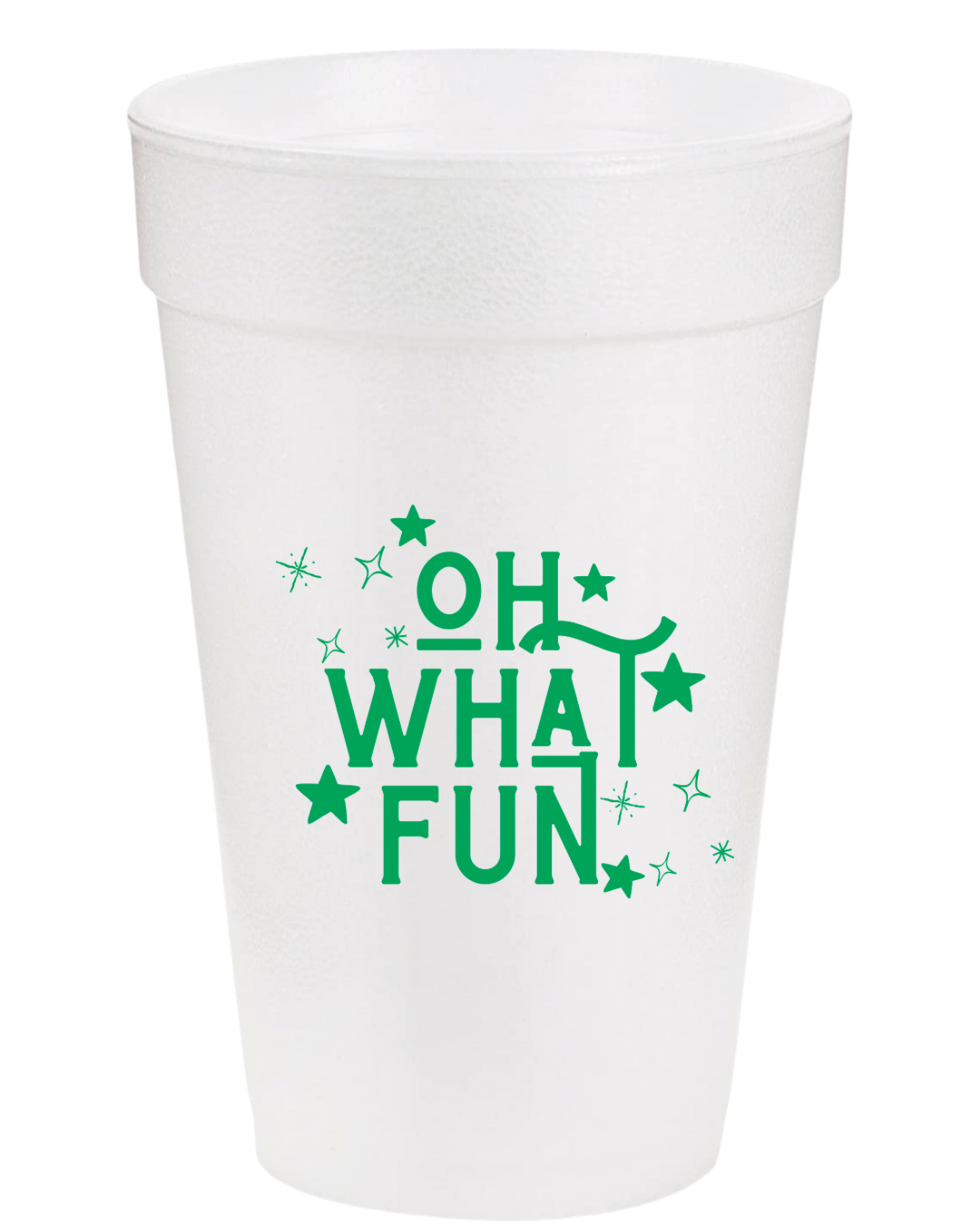 Oh What Fun Styrofoam Cups