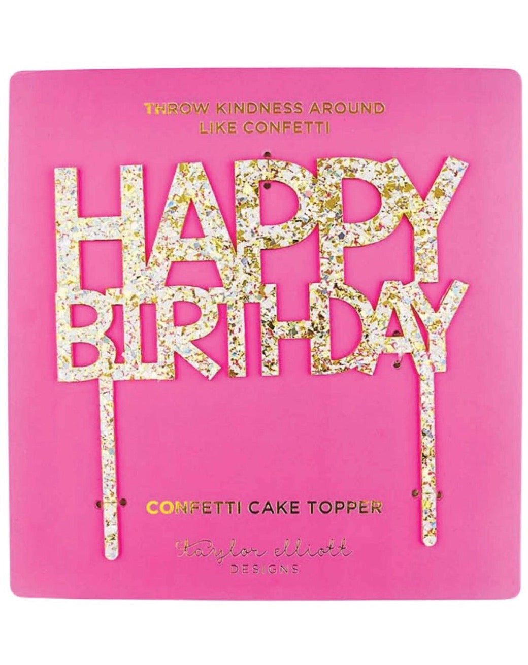 Happy Birthday Cake Topper