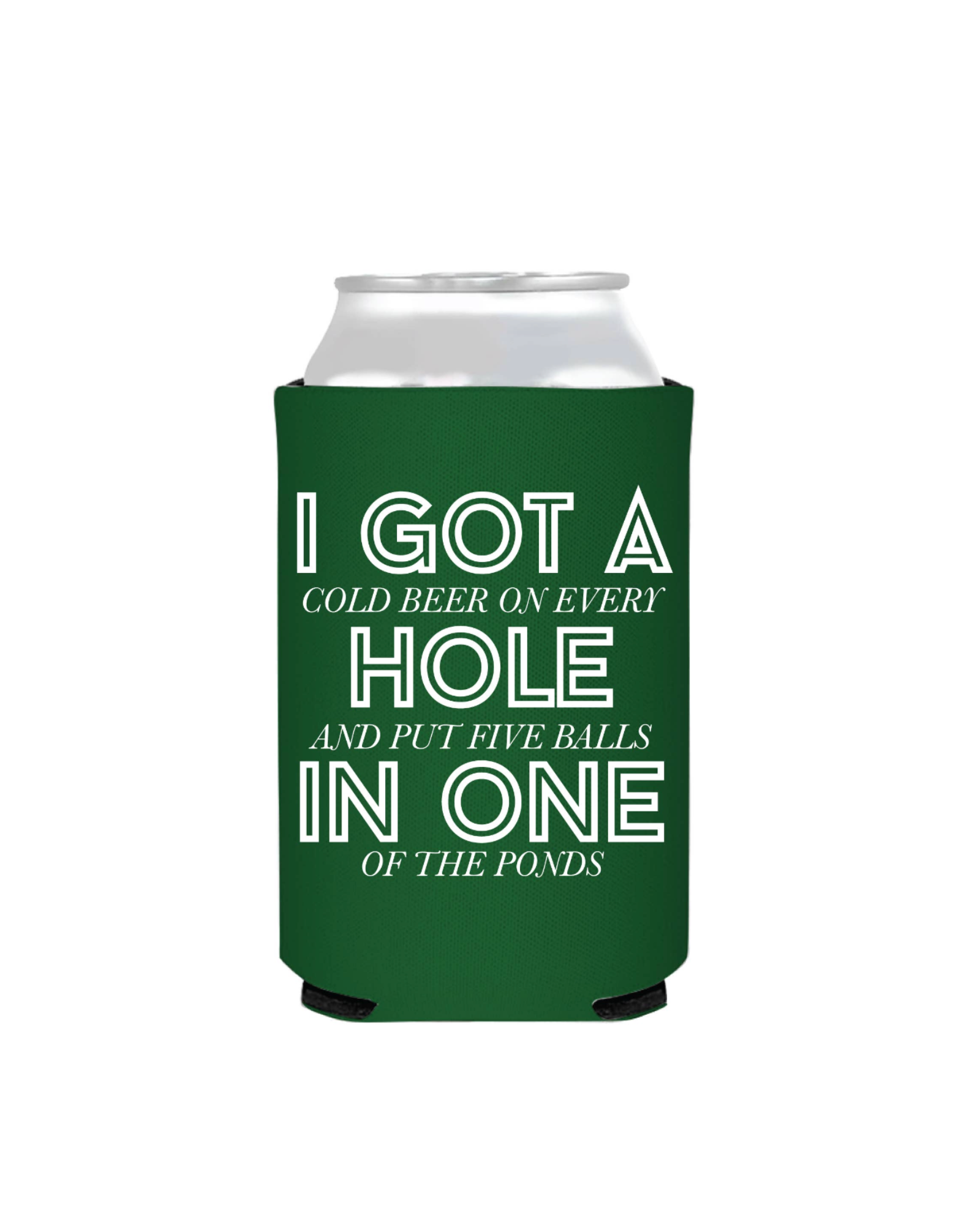 Lori's Golf Shoppe: SPECIAL Golf Gals Deluxe Collapsible Neoprene Kan Holder  (Koozies) Combos - Pink or Lime