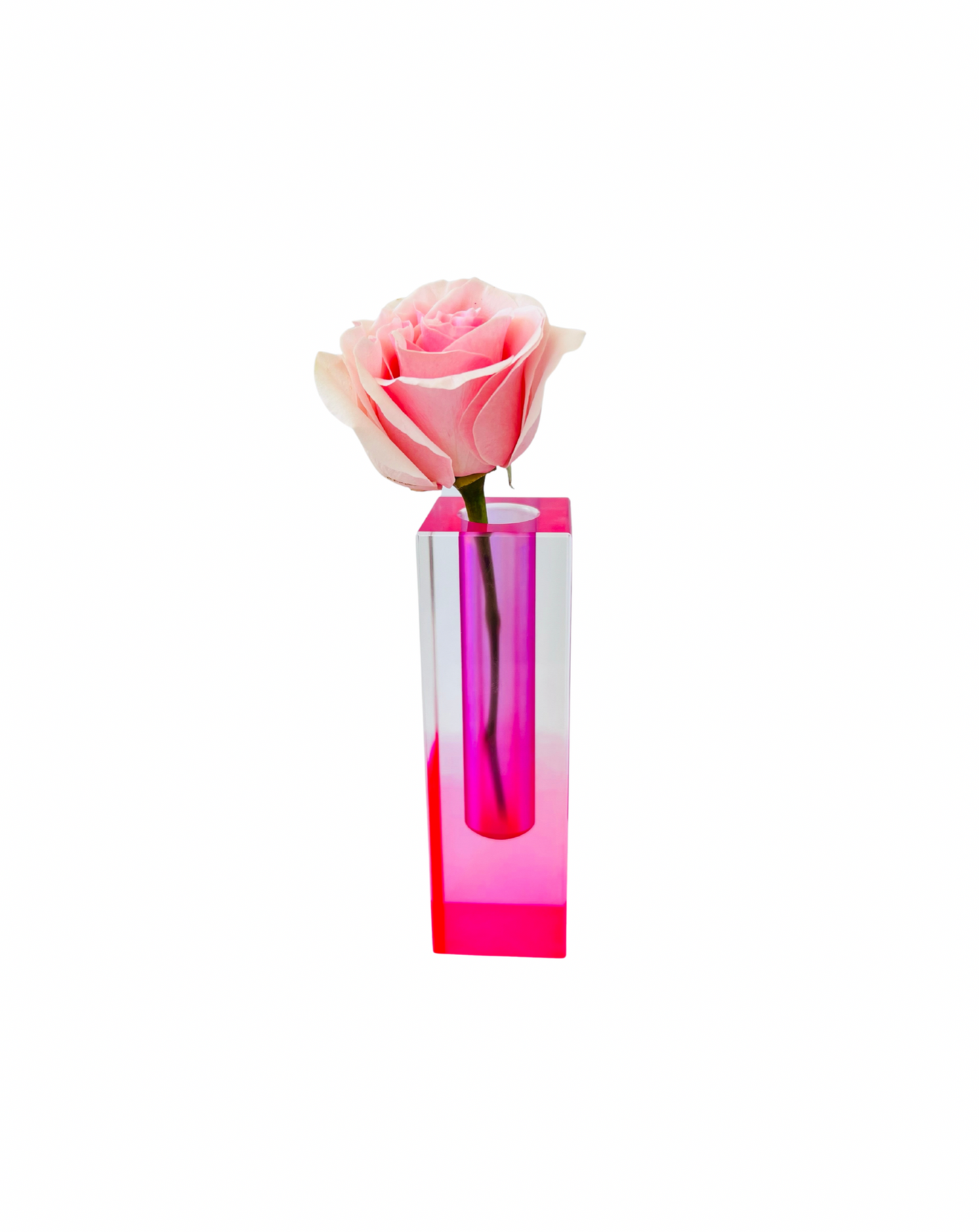 Neon Lucite Vases