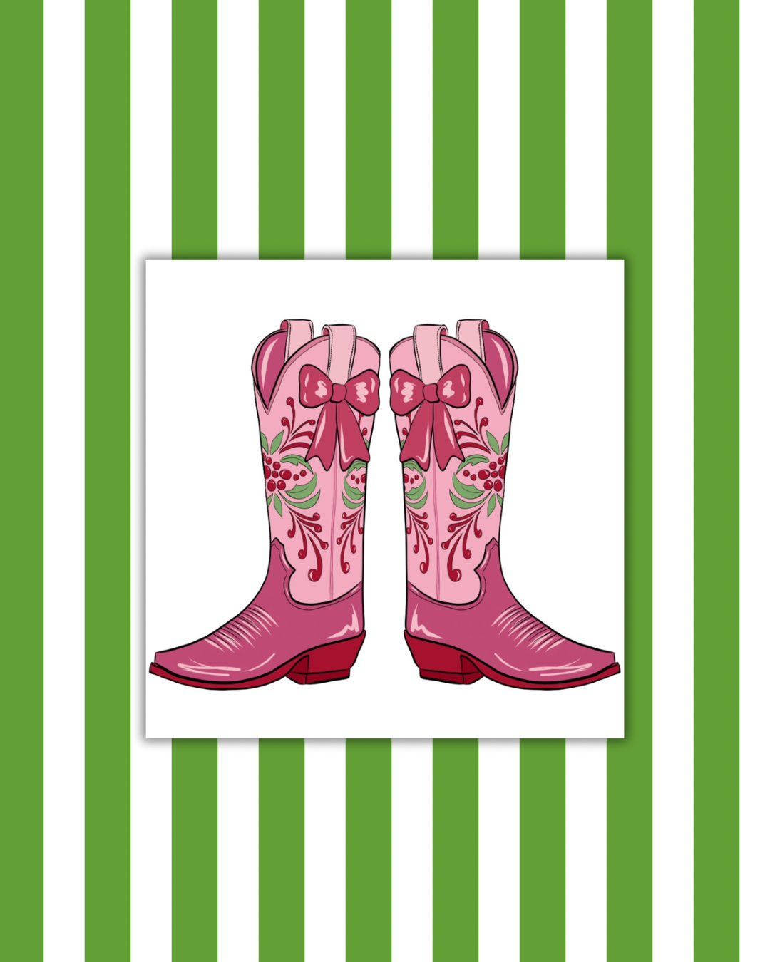 Holiday Boots Paper Party Napkins