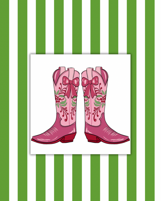 Boots Paper Party Napkins