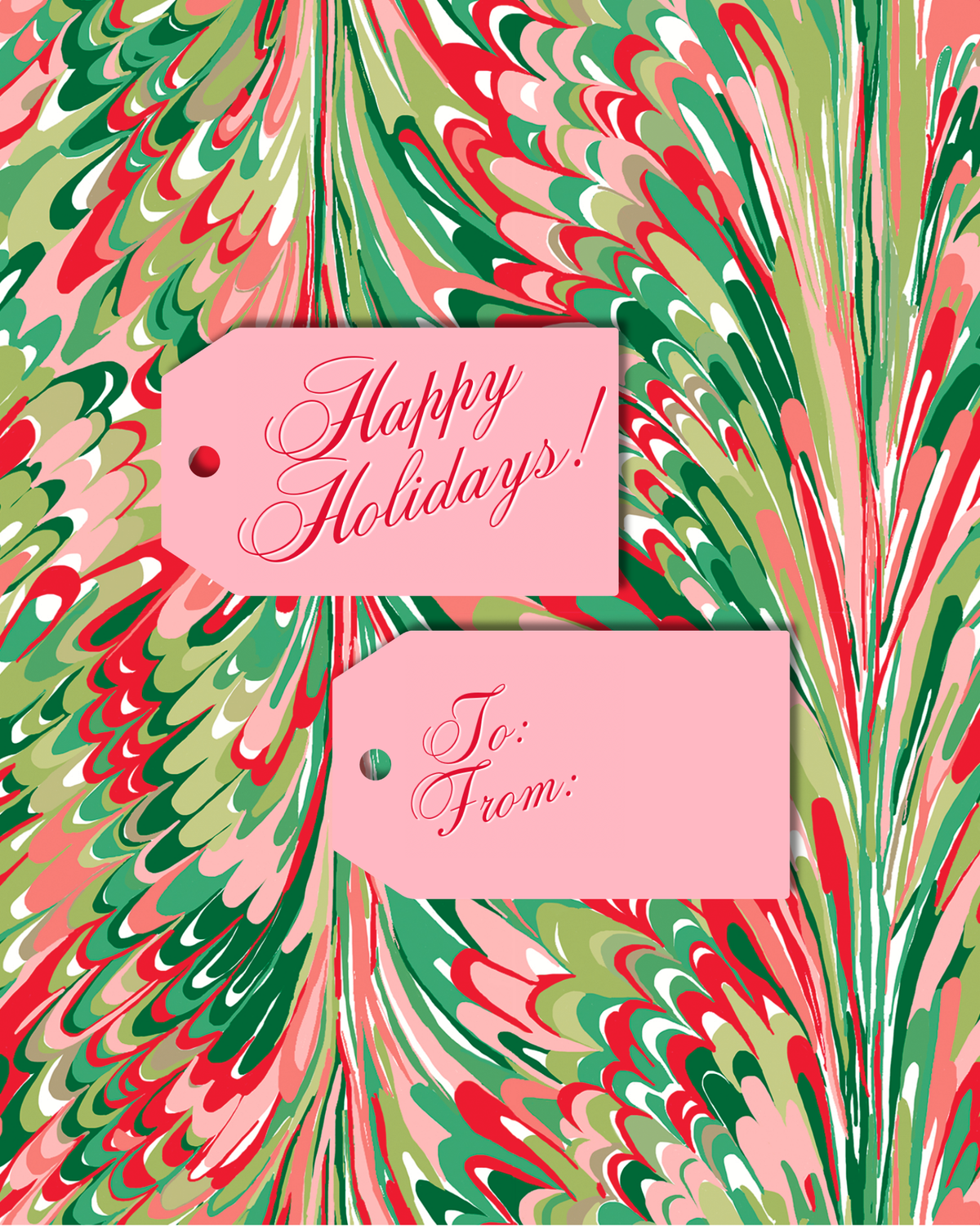 Happy Holidays Gift Tags
