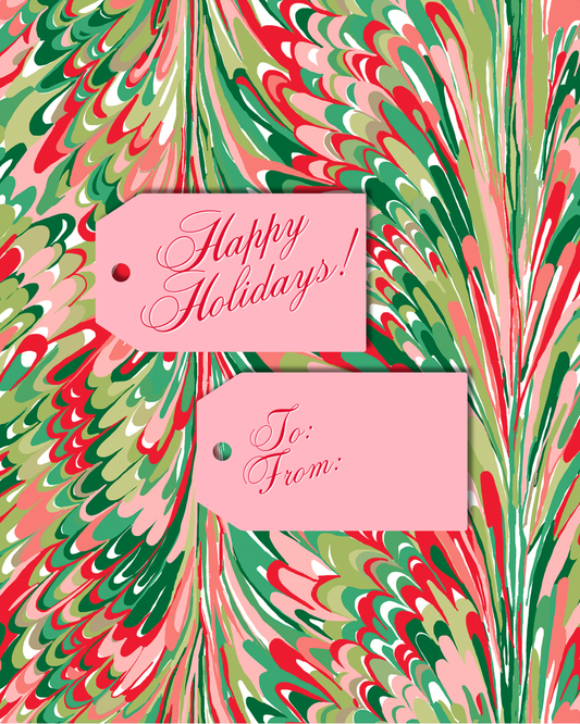 Happy Holidays Gift Tags