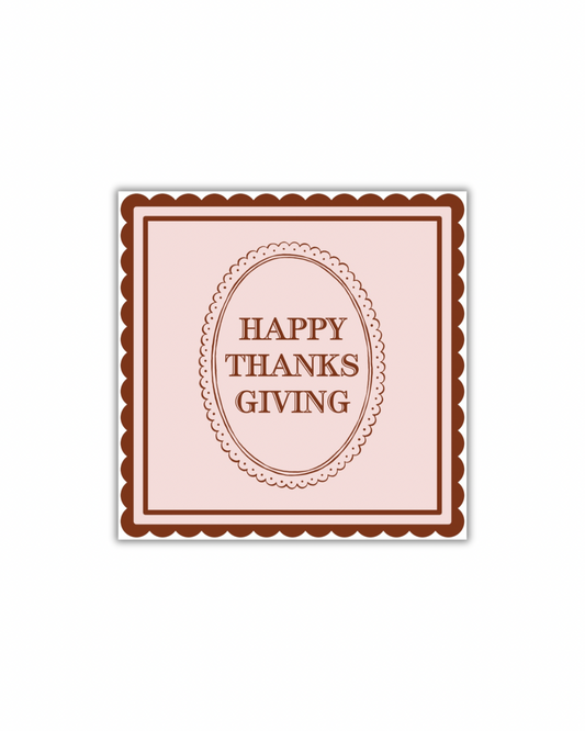 Happy Thanksgiving Paper Party Napkins