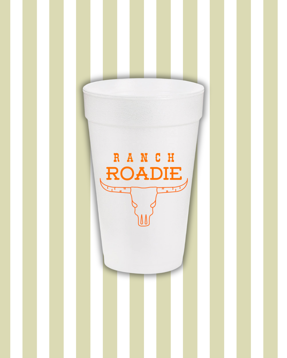 Ranch Roadie Styrofoam Cups