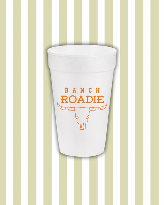 Ranch Roadie Styrofoam Cups