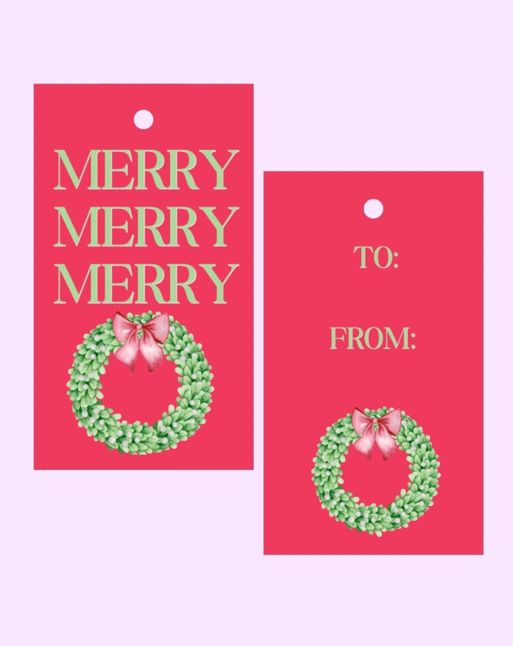 Merry Merry Merry Gift Tags