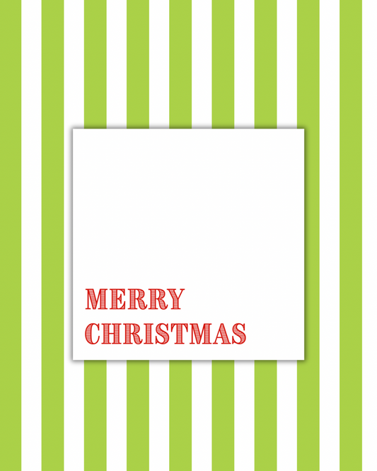 Merry Christmas Red Paper Party Napkins