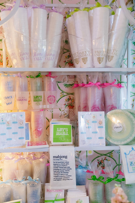 Mahjong Salad Paper Plates