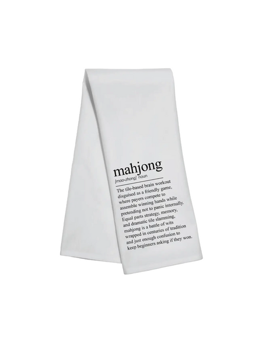 Mahjong Tea Towel