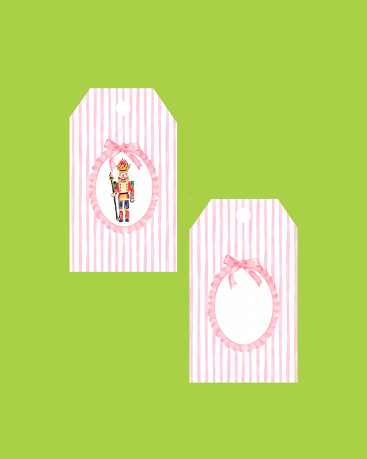 Nutcracker Bow Gift Tags