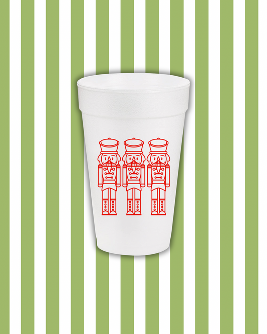 Nutcracker Styrofoam Cups