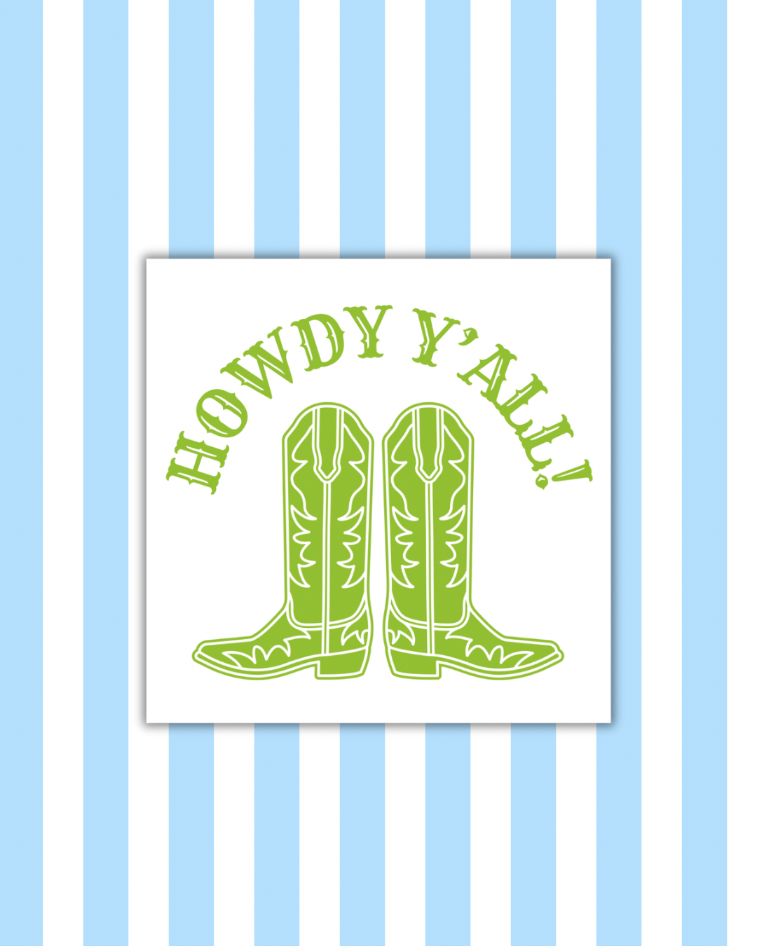 Howdy Y'all Paper Party Napkins