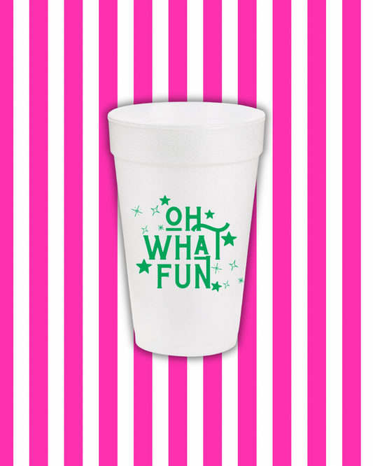 Oh What Fun Styrofoam Cups