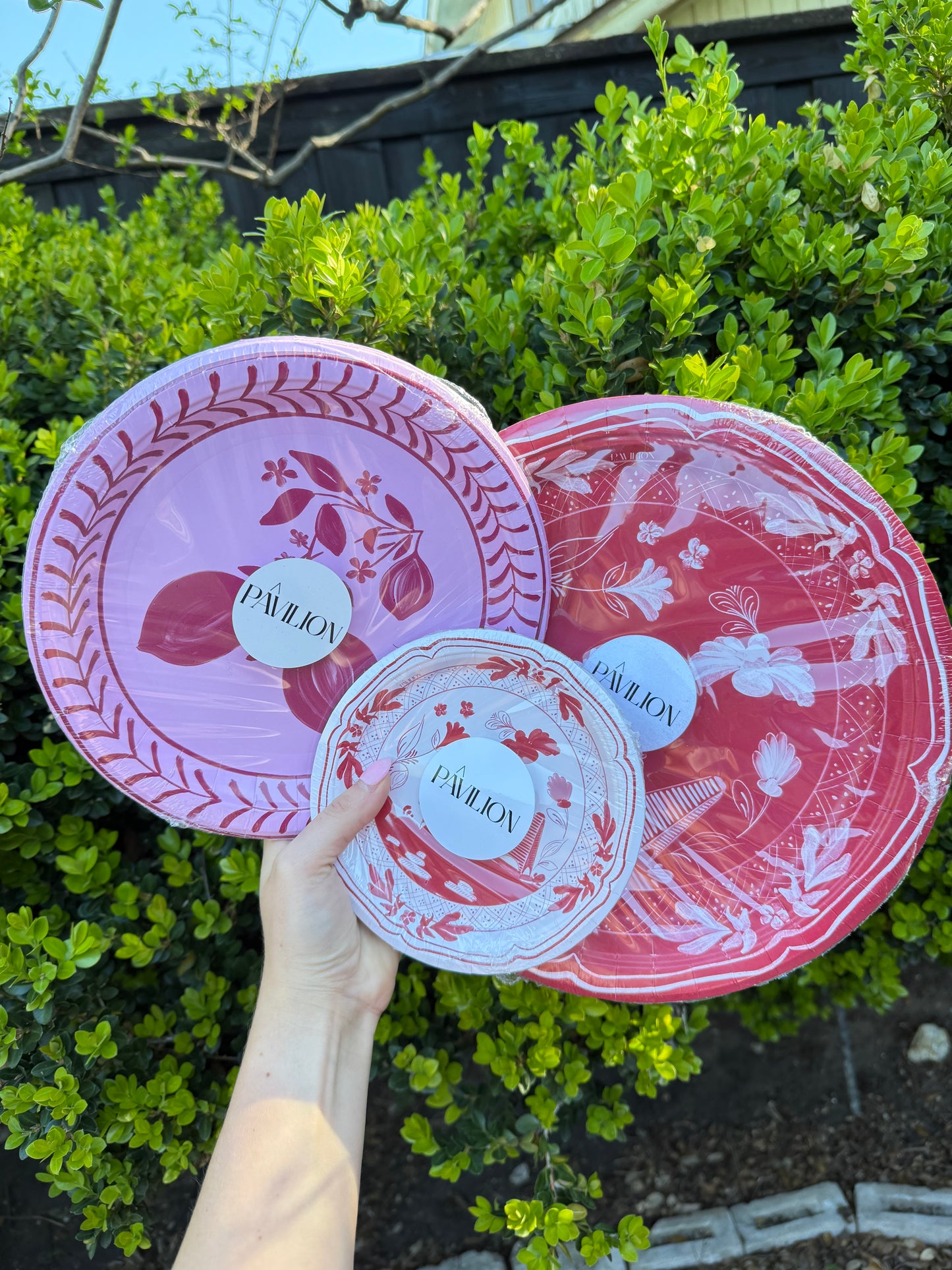 Pavilion Paper Plate Gift Sets