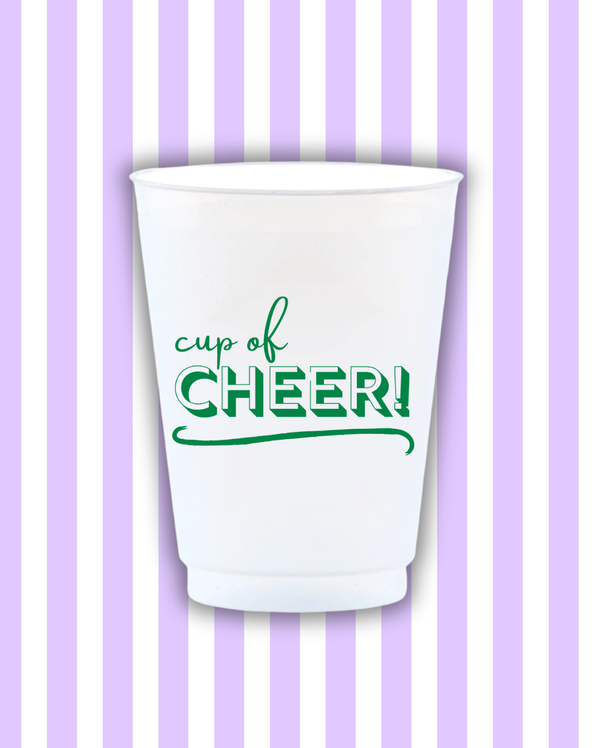 Cup of Cheer Reusable Frost Flex Cups