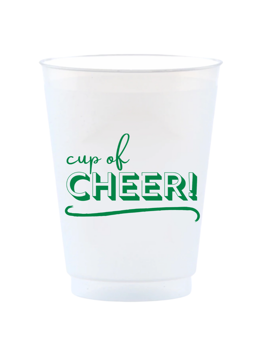 Cup of Cheer Reusable Frost Flex Cups