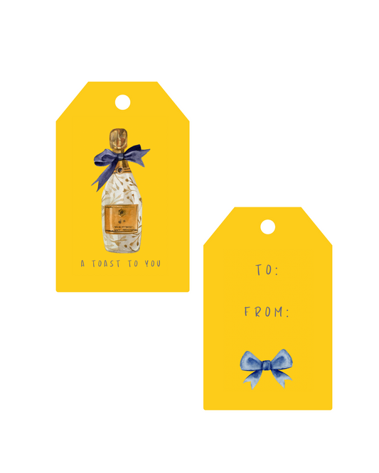 A Toast To You Gift Tags